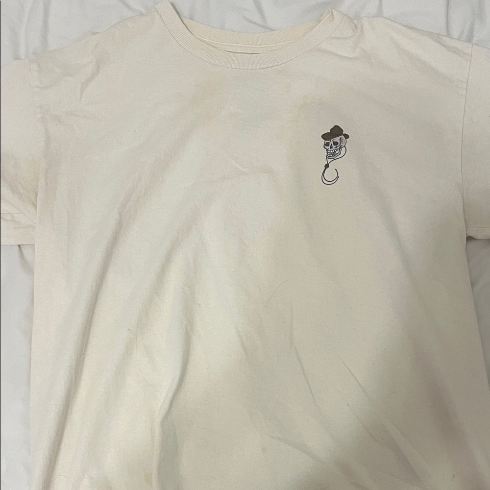 Empyre Off-White Skull Graphic Tee